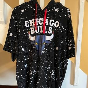 Chicago Bulls Laney Short Sleeve Hoodie